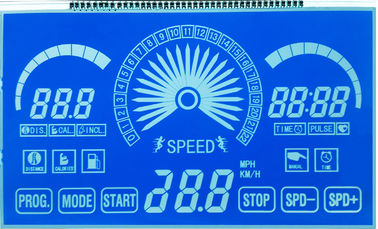 ディジットの青いRohs LCDの表示、スポーツ機械Lcd英数字表示