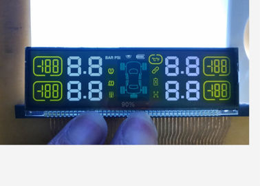 メタル ピンConnetor 7の区分LCDの表示が付いている習慣3v 5v FSTN Lcdスクリーン