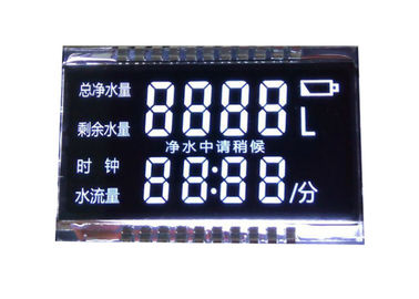 Pinインターフェイス ハイ・コントラストLCDの表示モジュールVAの否定的な表示パネル3.3V 7の区分LCDの表示