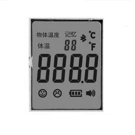 3.3V赤外線温度計TN LCD 7の区分表示
