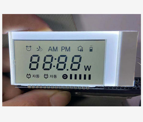 モノクロ肯定的なTN LCDはスマートな時計のための表示を区分する