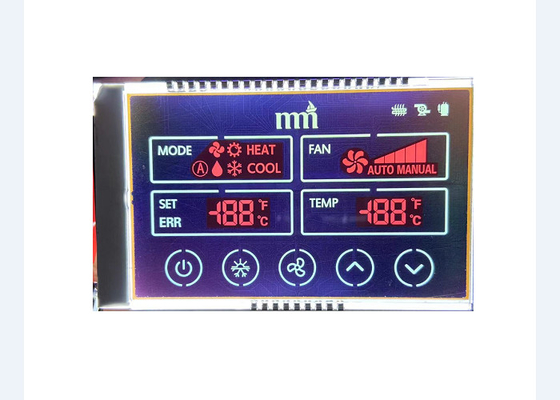 7区分PMVA FSTN LCDの表示の習慣モノクロHTN TN