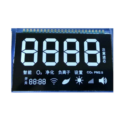 Oem Odm ピン コネクタ プログラム可能 VA LCD ディスプレイ 6 時のモノクロ