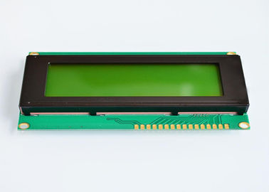 20 x 4 2004A LCM LCDの表示の黄色-緑スクリーン98 x 60 x 13.5mmの輪郭のサイズ 