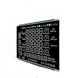 Matelピンが付いている3.3V VA LCDの表示はエネルギー メートルのための黒い背景LCDスクリーンを接続します