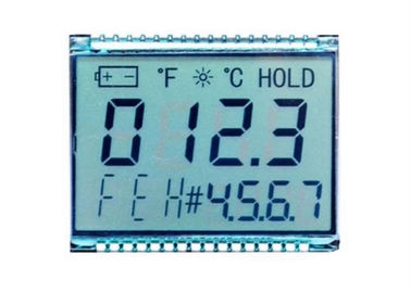 習慣4ディジット7の区分のメートルのピン コネクタのための数字表示TN反射LCD表示
