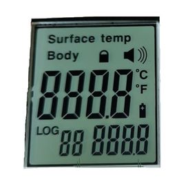 シマウマ インターフェイスLCDは赤外線温度計のための表示を区分する