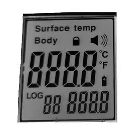 シマウマ インターフェイスLCDは赤外線温度計のための表示を区分する