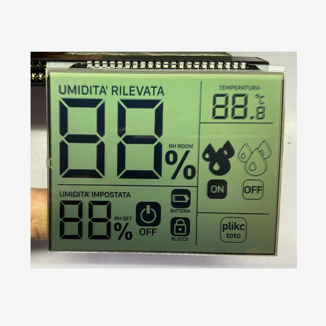 FPC のコネクター Lcd の表示モジュール、TN の肯定的な Lcd の表示小型