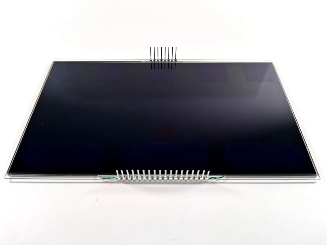 12 O 時計 ネガティブ VA LCD ディスプレイ ブラックセグメント デジタル グラフィック LCD ガラス VA パネル