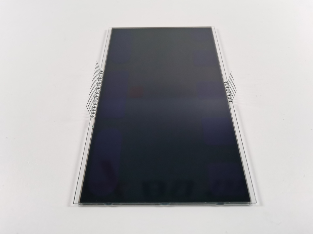 12 O 時計 ネガティブ VA LCD ディスプレイ ブラックセグメント デジタル グラフィック LCD ガラス VA パネル