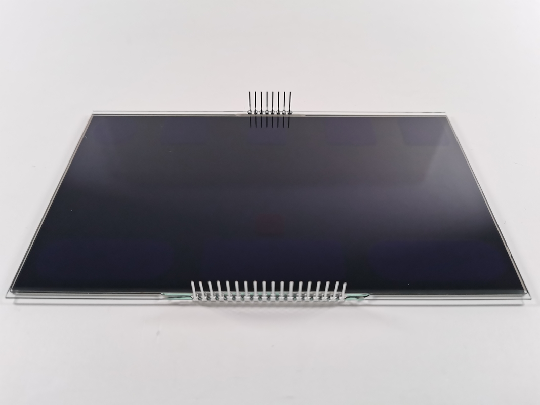12 O 時計 ネガティブ VA LCD ディスプレイ ブラックセグメント デジタル グラフィック LCD ガラス VA パネル