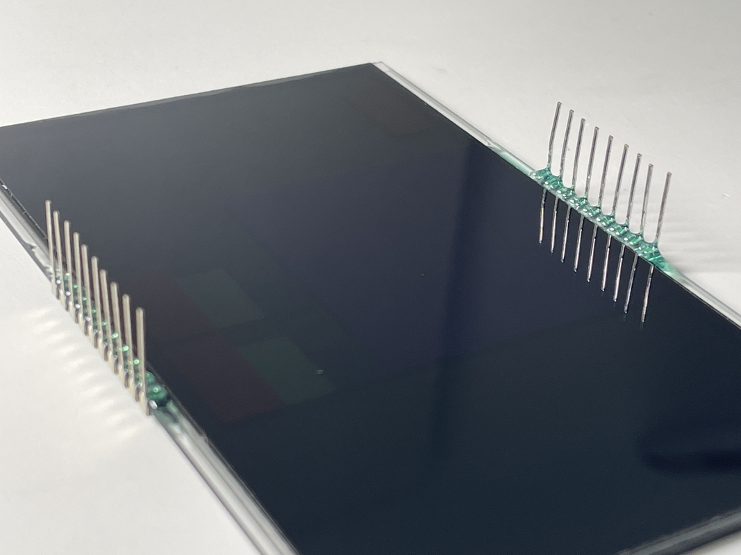 卸売価格 VA セグメント LCD ディスプレイ カラー PIN コントロール スクリーン ホワイト バックライト マッサージ機用