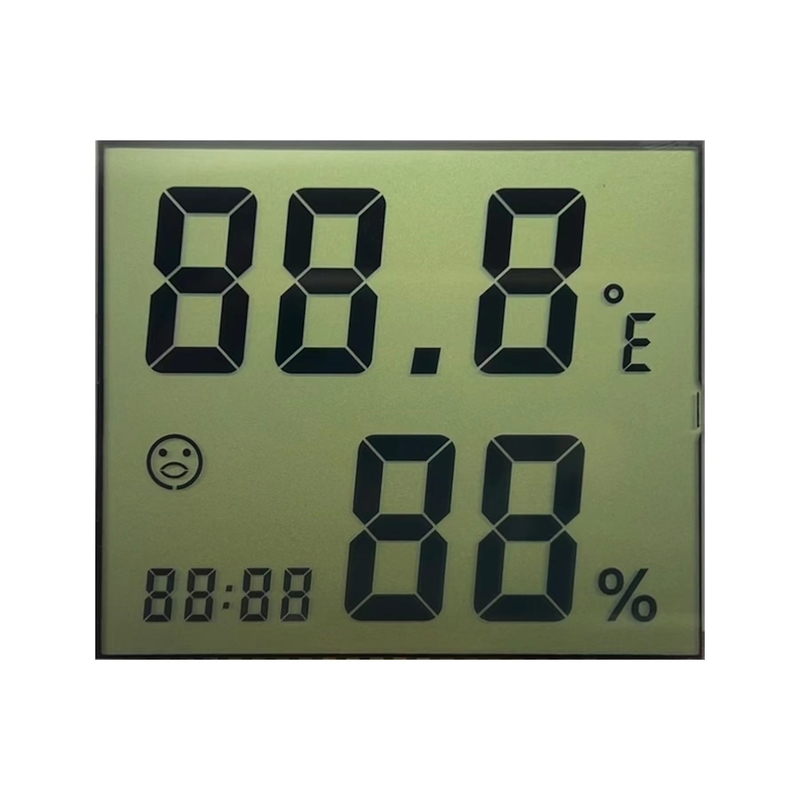 3.0 V トランスミシブ TN LCD ディスプレイ セグメント コード 水温計用のLCDスクリーン