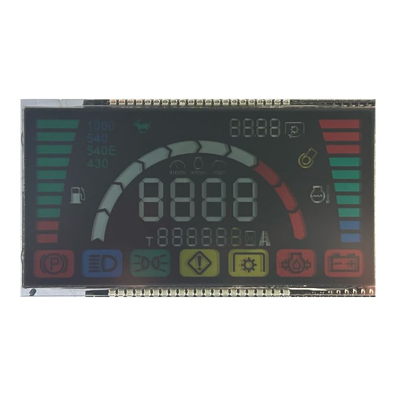 6 O' O' CLOCK 負反射型VAL LCD ディスプレイ 電力供給のためのバックライト