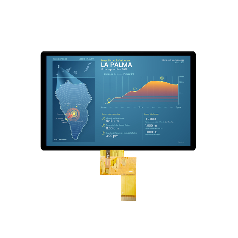 医療機器用 CTP/RTP を搭載したカスタム TFT モジュール 高明るさ IPS/VA TFT LCD パネル