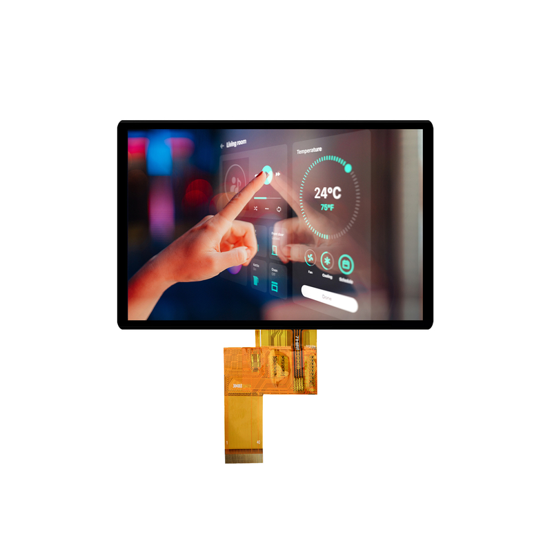 医療機器用のカスタム IPS ワイドビューイングアングル 3.5 インチ TFT ディスプレイ RGB LVDS インターフェイス タッチスクリーン モジュール