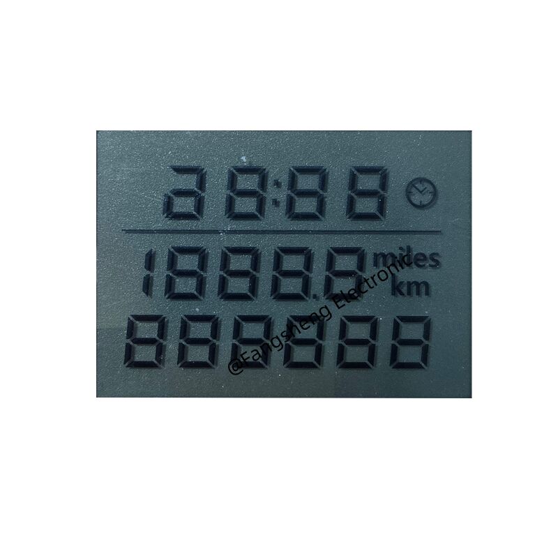 オートバイ用カスタム LCD スクリーン TN LCD ヒートシールコネクタスピードメーターセグメント LCD ディスプレイ OEM サポート