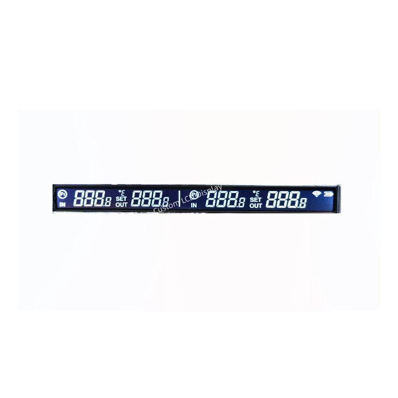 Custom DFSTN segment LCD display for Temperature display DFSTN Negative LCD Display Module