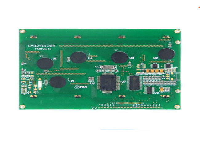 T6963cのコントローラー22のピンによって導かれるドット マトリクスの表示、5.1インチ240 x 128 Spi LCDの表示モジュール 
