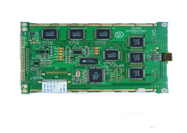 320 x 240点のグラフィックLCDの表示モジュールの灰色型の穂軸LCMのタイプ5ボルト
