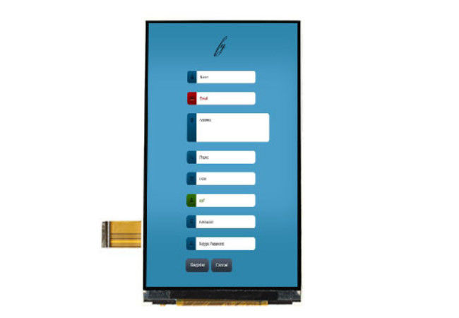 任意4.5のインチ540 * 960 TFT LCDの抵抗タッチスクリーンIpsのパネルLcd Mipi/Rgbインターフェイス