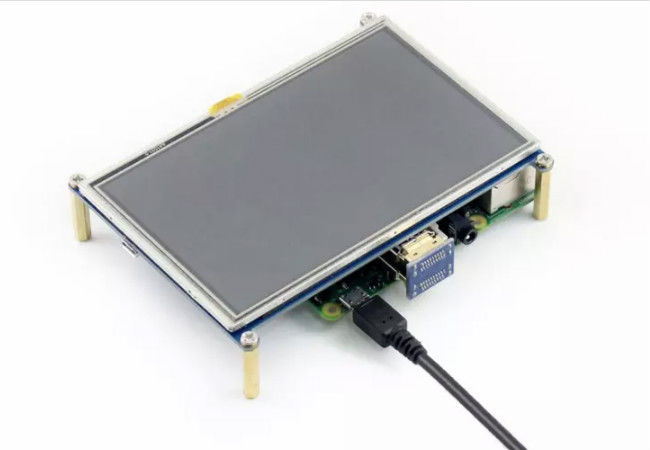 5.0インチのラズベリーPi TFTのタッチ画面、HDMI USBインターフェイスLCDのタッチ画面の表示