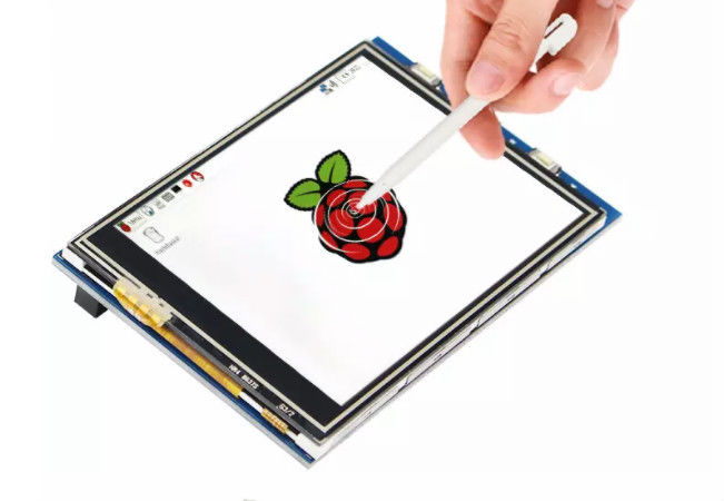 5.0インチのラズベリーPi TFTのタッチ画面、HDMI USBインターフェイスLCDのタッチ画面の表示