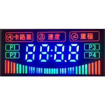 小型TN/HTN/STN/FSTN LCDの表示の区分のモノクロ否定的なモード