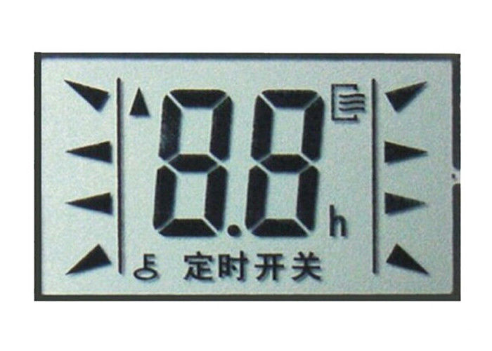 習慣TNエアコンのリモート コントローラーのための肯定的なLcd 7の区分表示反射ディジットLCDモジュール
