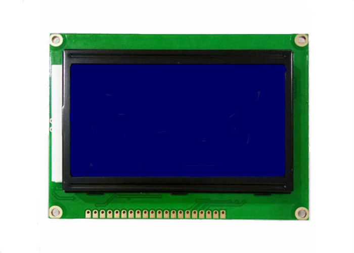 5V 12864 LCDの表示モジュール128 x 64の点の青いバックライトが付いている写実的なマトリックスの穂軸Lcdスクリーン