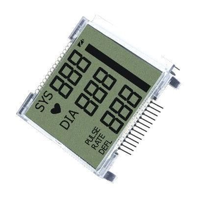 防水コネクター18 Pinと英数字モノクロTN LCDの表示7の区分4ディジット