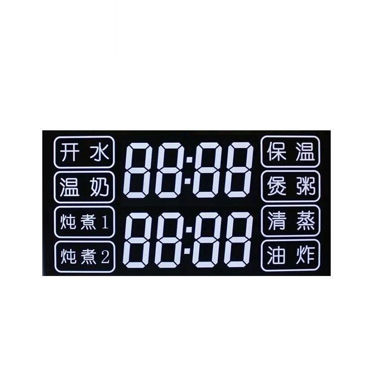 注文のサイズ7の区分正方形スクリーンHTN LCDの表示12 PINの静的な運転方法
