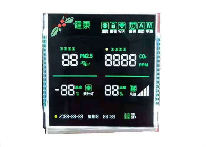 3.5V VA LCDの表示Transmissiveモノクロ数字スクリーン7の区分ディジットLCDモジュール