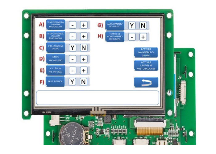 4.3 PCB/数字LCDのカラー ディスプレイのためのインチ スマートなTFT LCDの表示