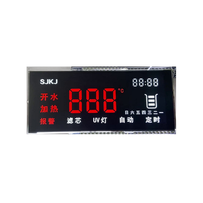 電気メートルのための6時カスタムLcdのモニターのプログラム可能な3.3V 7区分