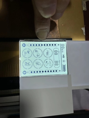 ポジティブトランミシブ HTN LCD パネルディスプレイ オレンジバックライト付き 18ピン燃料配給器