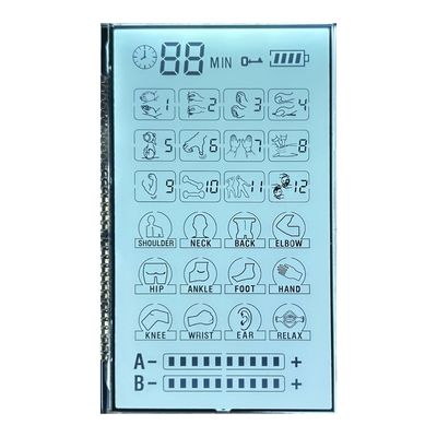 陽性 6 O' CLOCK トランスミシブ モノクローム Va Lcd ディスプレイ マッサージ用のスクリーンPIN