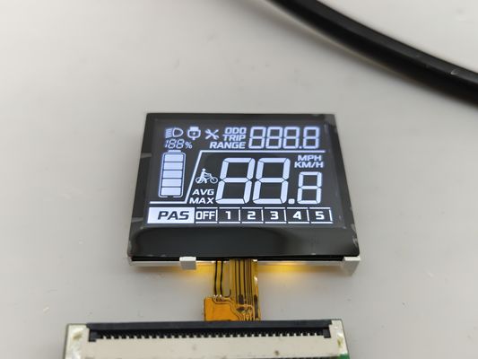 工場販売 7 セグメント VA COG LCD モジュール 電気自転車向け パーソナライズされたネガティブ