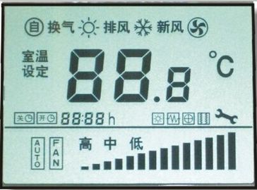 検出の器械/産業用具のために小さいシマウマ/Pinの習慣LCDの表示TN STNのタイプ