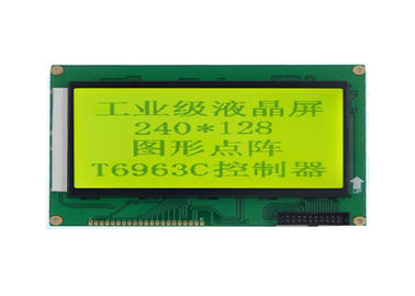 5.3インチ写実的なLCDモジュール240 x 128決断STN否定的なT6963cのコントローラー
