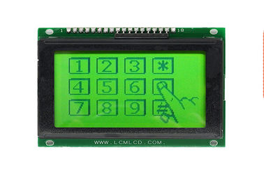 18のピン128 x 64写実的なLCDモジュールのStnの陽性12864スクリーンTNの視野角