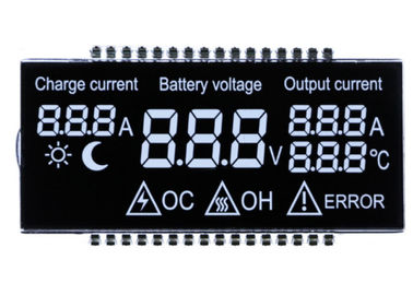 Pinインターフェイス ハイ・コントラストLCDの表示モジュールVAの否定的な表示パネル3.3V 7の区分LCDの表示