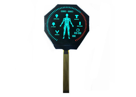 VA LCDの表示のモジュールによってカスタマイズされる区分LCDの表示、円形Lcdの否定的な表示画面、ディジット14の区分Lcdモジュール