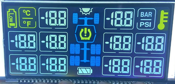 注文DFSTNの黒く白い白黒LCDは取付けられる車のためのVAの陰性を表示する
