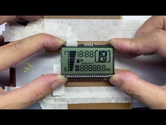 高品質 カスタム HTN LCD ディスプレイ 8 形 モノクロム 7 セグメント 自動車用グラフィック LCD ディスプレイ